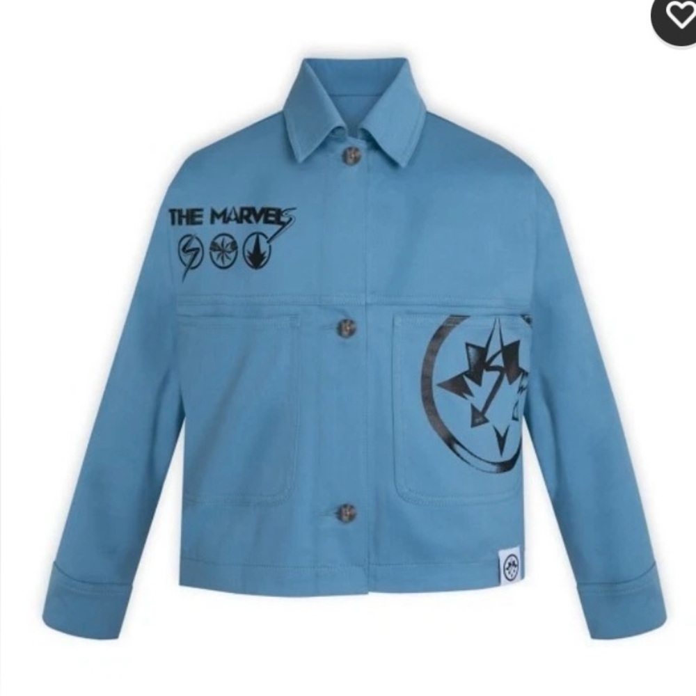 Disney The Marvels Lightweight Jacket For Kids. New With Tags 9/10
